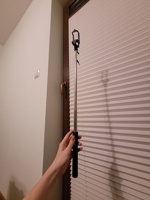 Selfie stick wydłużany czarny