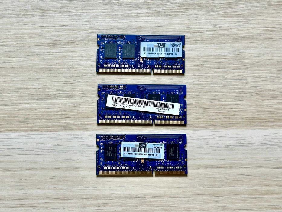 RAM Hynix 6GB DDR3 PC3 10600S 9 10 B1 (3x2GB) – sprawna, testowana