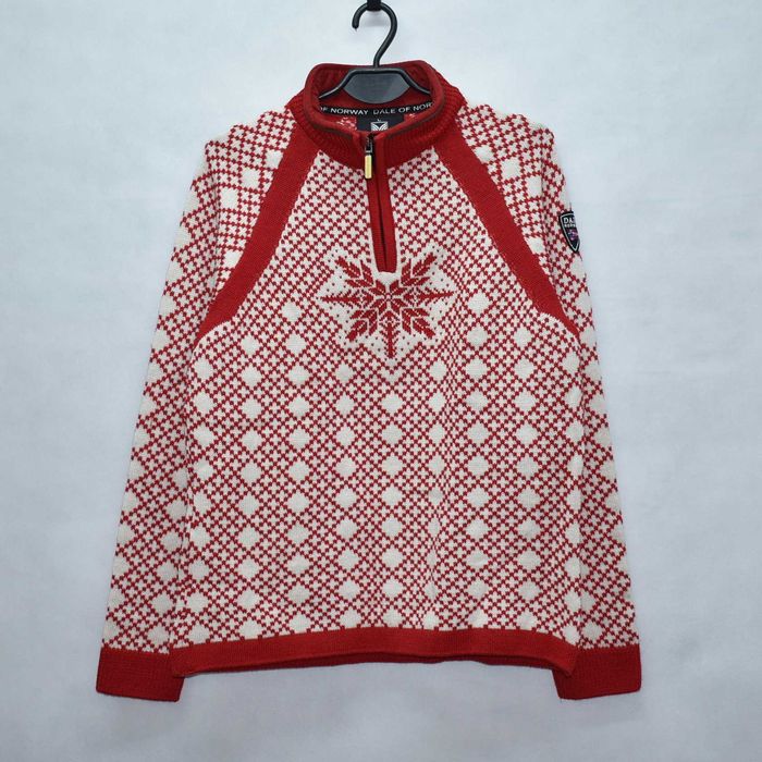 Wełniany Norweski Sweter Dale of Norway 100% Wełna Damski L