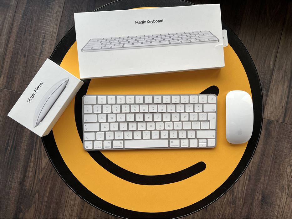 Apple Magic Mouse Keyboard Myszka Klawiatura