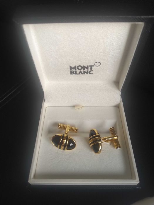 Botões de punho Montblanc Classic Meisterstuck. Com caixa