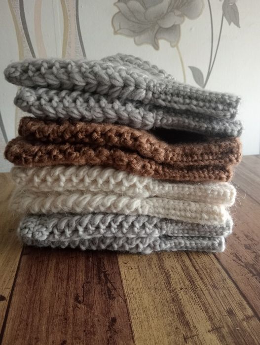 Мітенки жіночі в'язані гачком