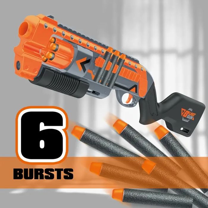 Новий дитячий пістолет, дробовик Foam Dart Blaster +50 додаткових пуль
