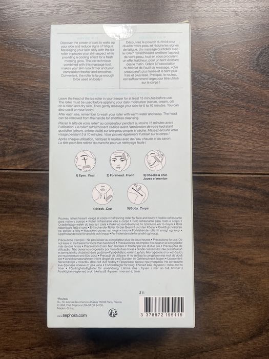 Wałek do masażu twarzy Sephora Ice Roller