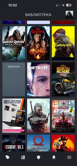 Жирный аккаунт в стим