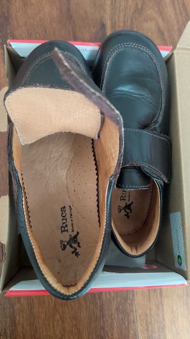Sapatos de criança, Pele Genuína, tam. 30, castanho