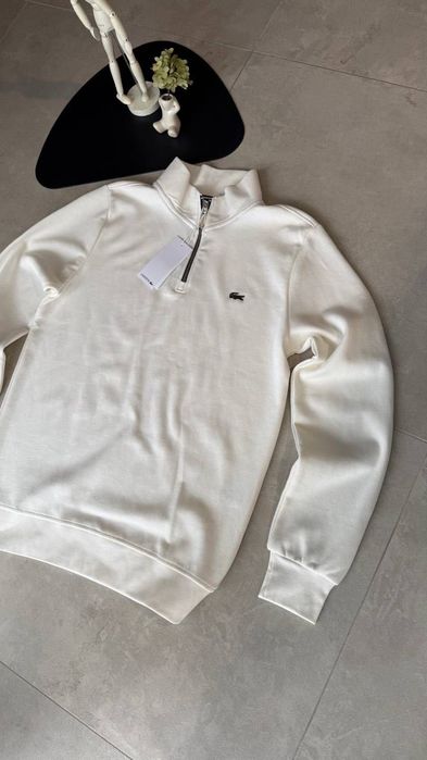 1/3 Zip кофта Lacoste White