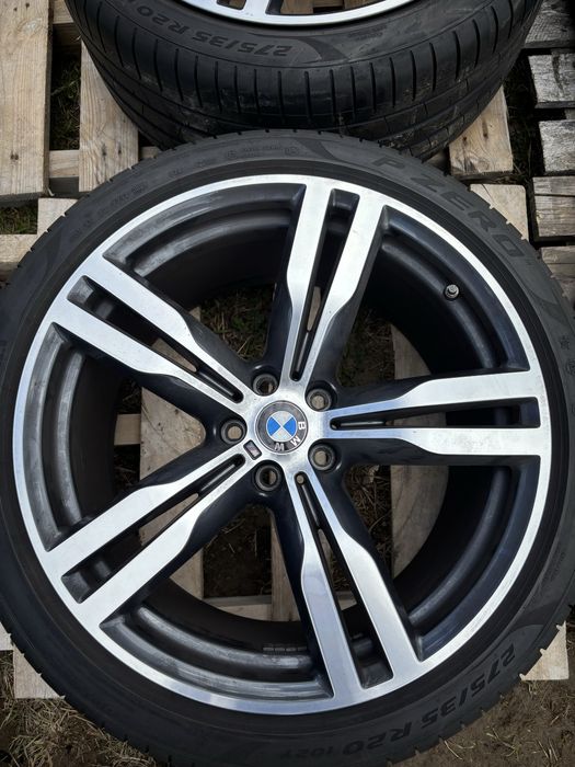 Oryginalne koła 20 cali BMW Seria 7 G11 G12 5x112 Prawie Nowe opony!!