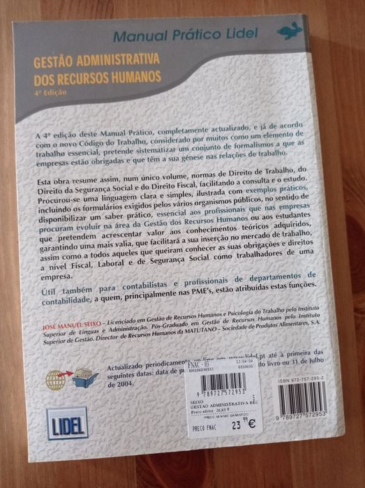 Gestão administrativa dos recursos humanos - Lidel