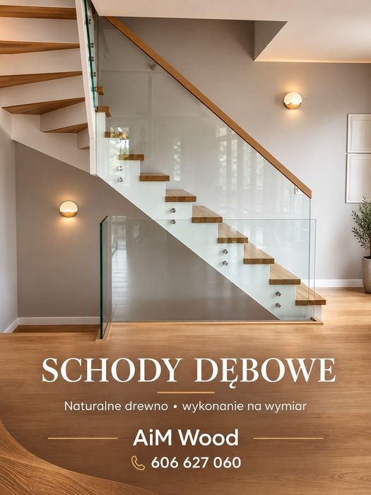 Schody dębowe, jesionowe; darmowa wycena; szybka realizacja