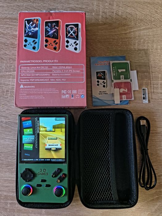 Портативна ігрова приставка v40 max 256Gb 40000 ігор.Ps1,psp, Nintendo