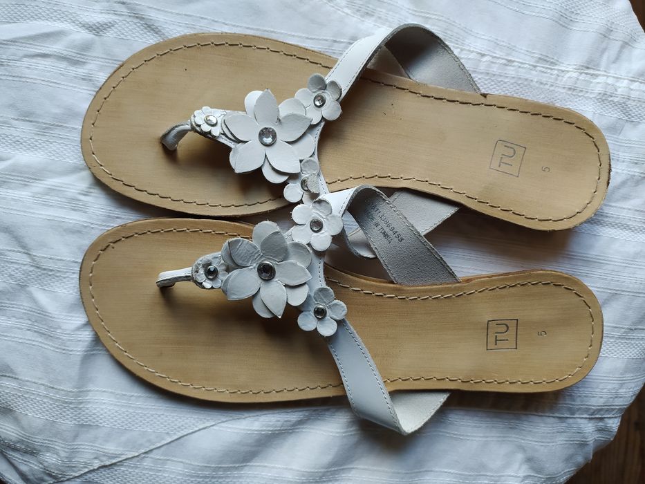 Шльопанці шкіряні 38р