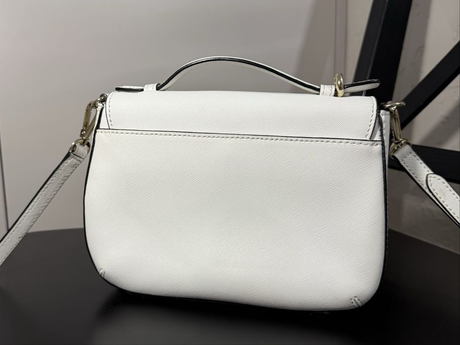 Стильна шкіряна (Saffiano) сумка DKNY через плече (крос-боді)