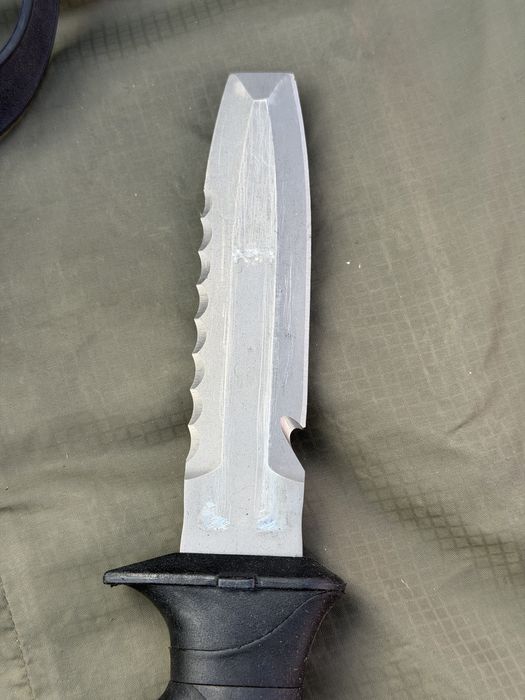 Водолазний ніж Blue Tang Titanium Zalewski (титановий, дайверський)