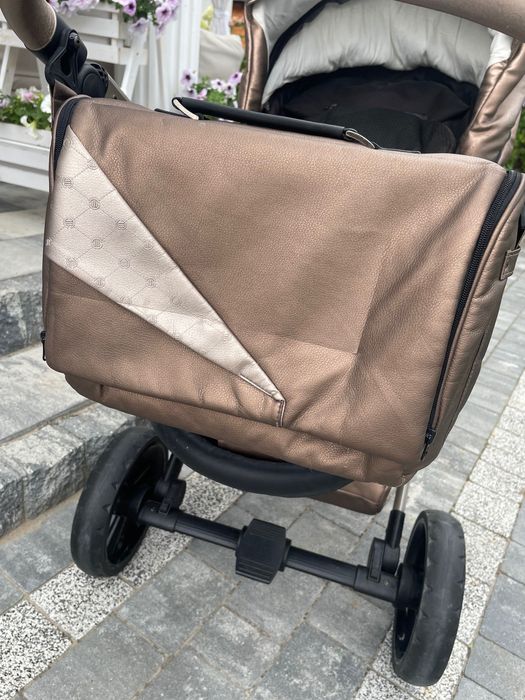 Wózek junama diamond brązowy 2w1
