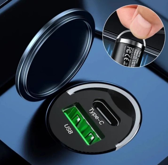 Автомобільний зарядний пристрій 18W Olaf Mini Швидка зарядка