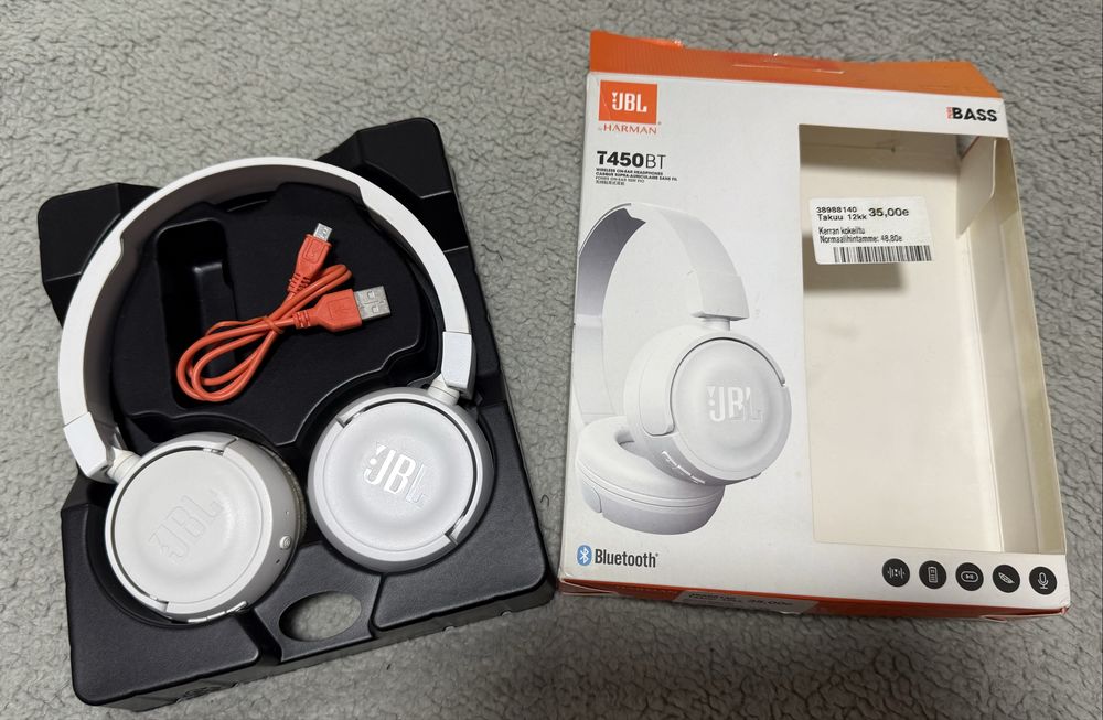 Навушники JBL t450bt