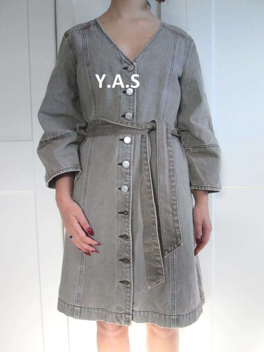 YAS jeansowa sukienka dżins bawełna M 38