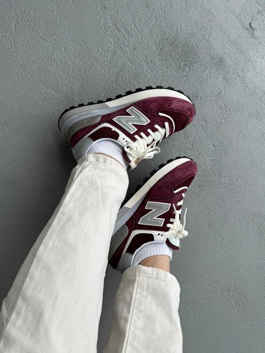 !SALE! New Balance 574 Legacy Burgundy Grey 36 37 38 39 40 41 42 43 44 45 бордові