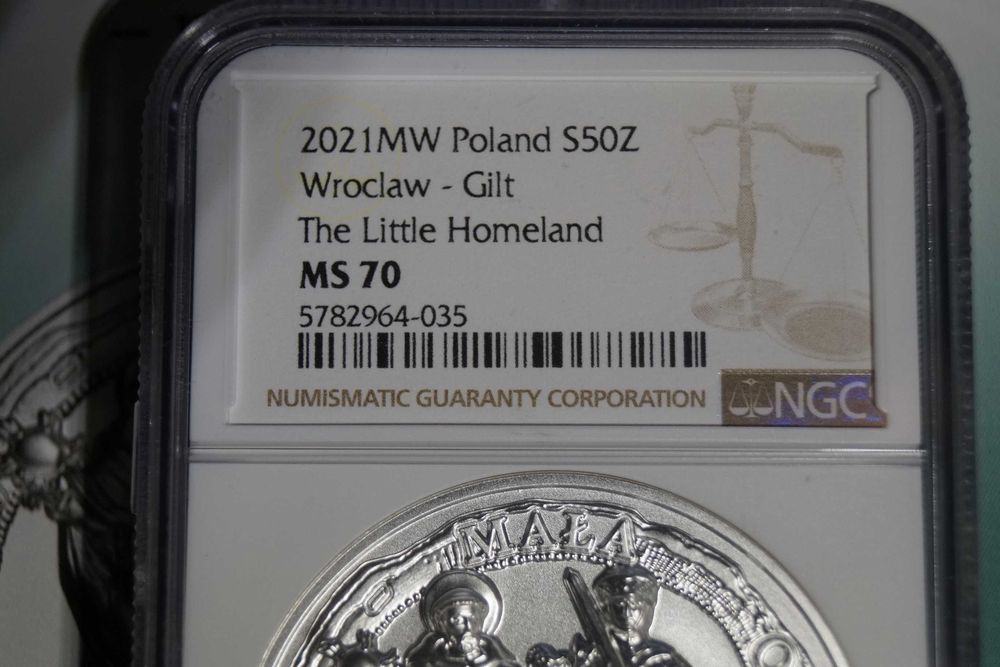 50 zł Wrocław Mała Ojczyzna 2021 - NGC MS70