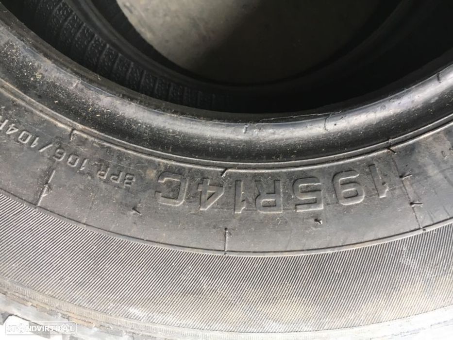 2 pneus recauchutados 195/14c - entrega grátis