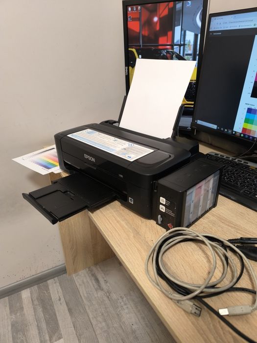 Принтер Epson L110, кольоровий, готовий до друку