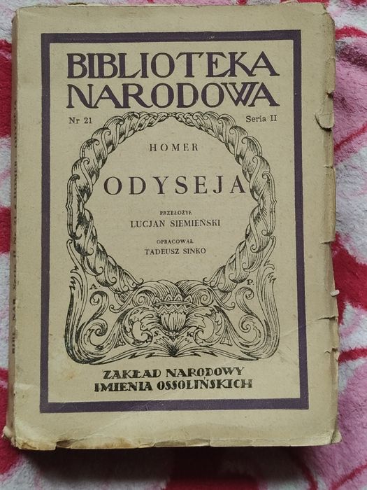 Książka Odyseja Homer 1953 rok