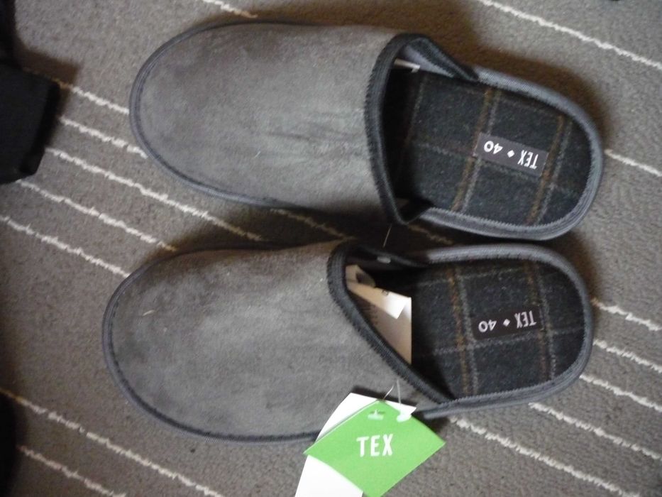 nowe kapcie męskie/damskie  r.40