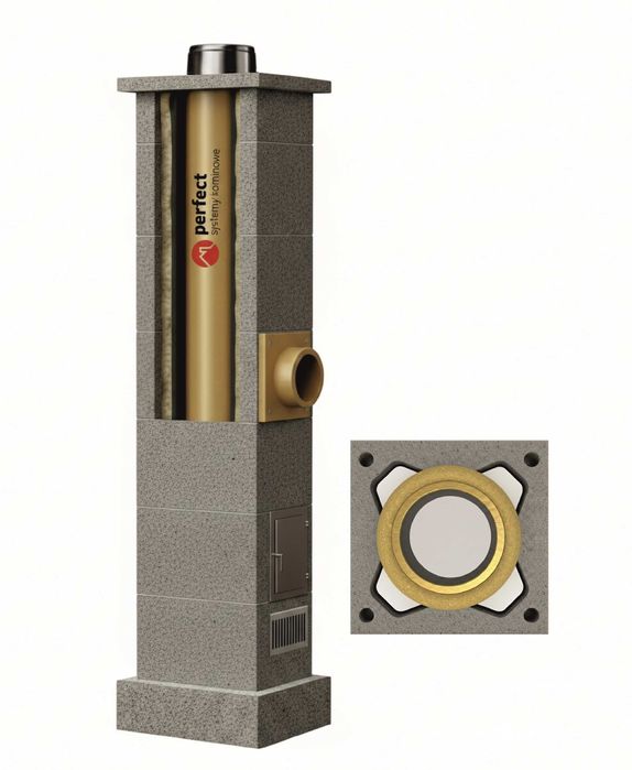 Komin systemowy ceramiczny spalinowy, dostawa