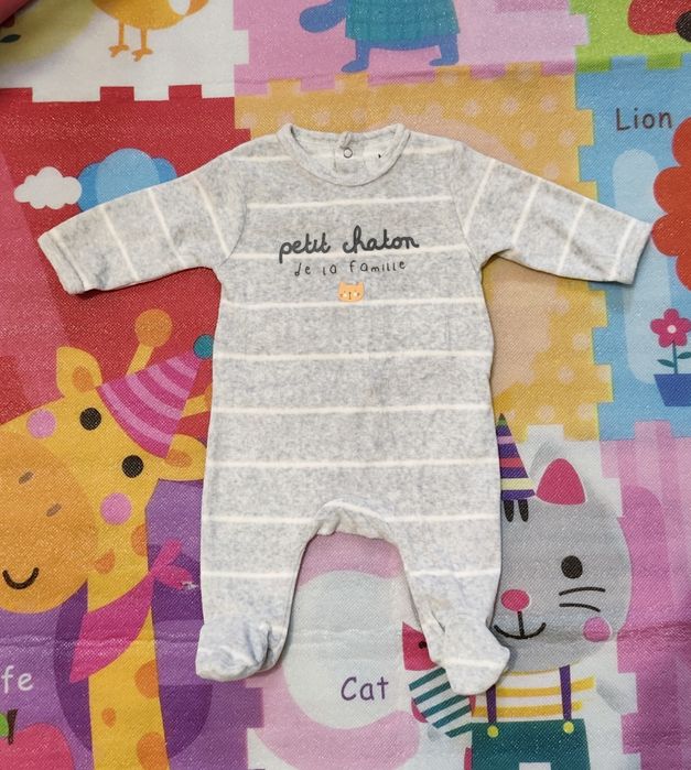 Чотири теплих флісових  ромпера чоловічка на немовля