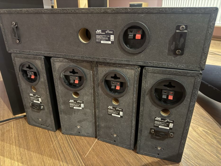 JVC kino domowe 5.1 – DVD/HDMI – komplet z pilotem