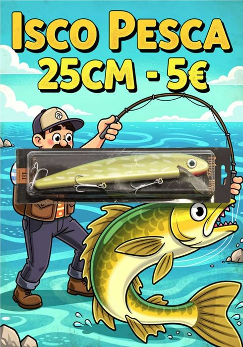 Isco Pesca 25cm (verde claro)
