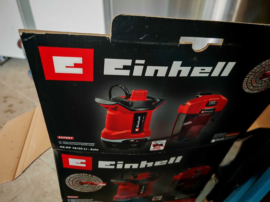 Bomba de Água Einhell GE-DP 18/25 Li-Solo- Nova