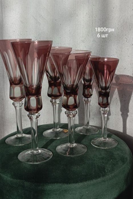 Фужеры бокалы стаканы Чайник 1,7л 60-х г. фарфоровый Полунное