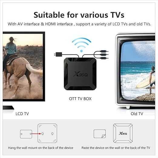 TV Box Android 10 Smart TV 2gb/16gb WiFi 4K 787