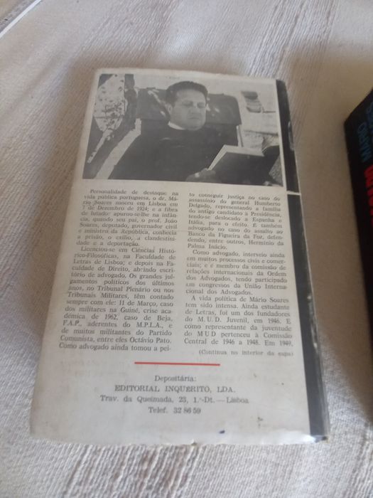 Mário Soares Portugal Amordaçado e Escritos Políticos