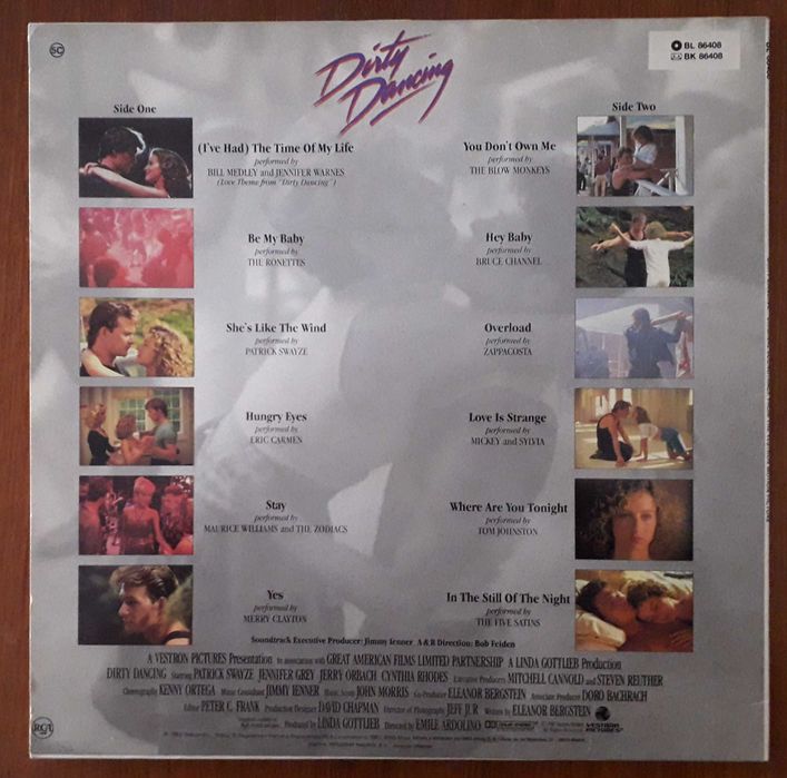 "Dirty Dancing" disco de vinil