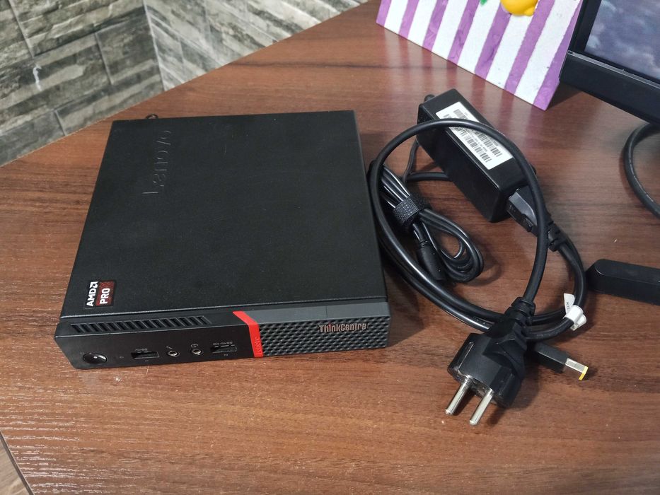 Lenovo thinkcentre m715q A10Pro 9700e 4+6 ядер, 8гб DDR4 4*2, новий m2 nvme 128гб, 500гб HDD, WiFi+bluetooth