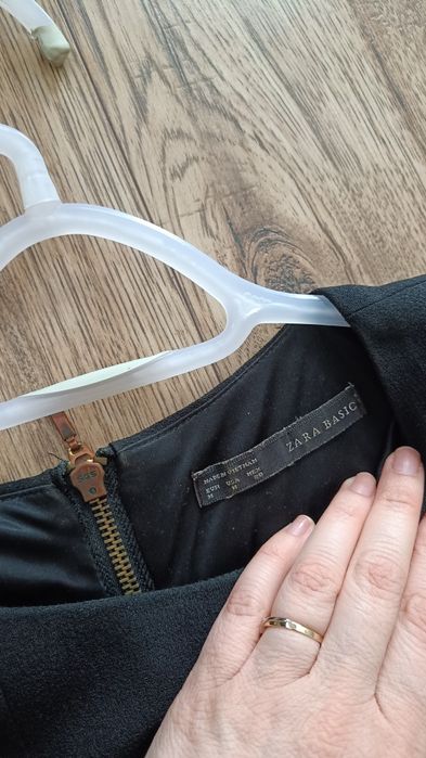 Sukienka czarna Zara Basic 38 M