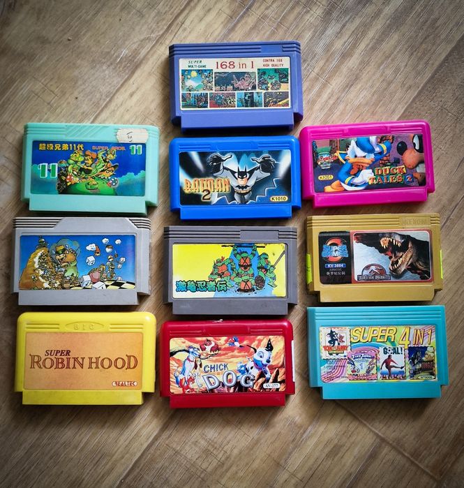 Gry pegasus 168 in 1,  robin hood, Mario, jurassic park