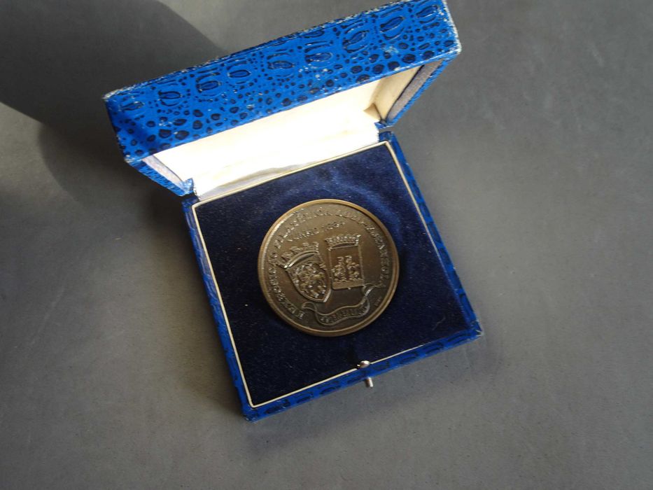 Medalha I Exposição Filatélica Luso-Espanhola Junho 1984 Évora Badajoz