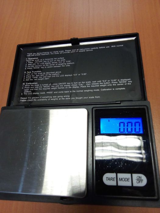 Balança digital de bolso 200g / 0,01g