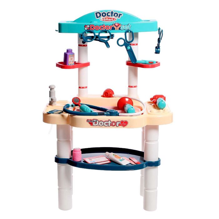 Ігровий набір лікаря 29 предметів DK 689-3 Медичний кабінет з водою