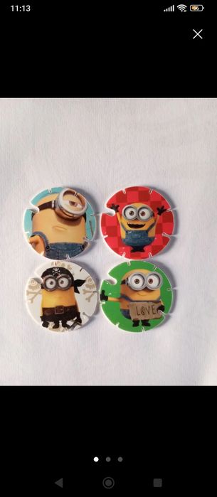 Tazos Minions antigos