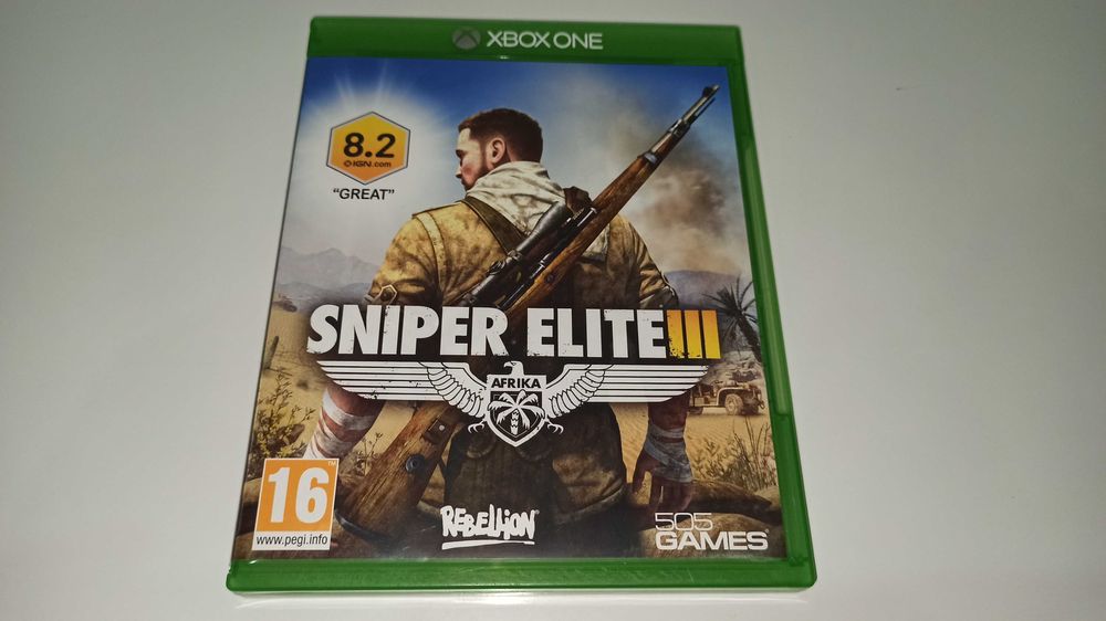xbox one SNIPER ELITE 3 PL po polsku gra snajperska II wojna światowa