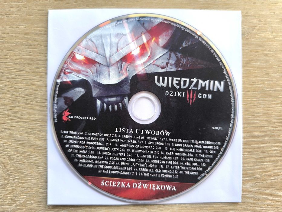 Wiedźmin 3 Dziki Gon - Muzyka z gry - Soundtrack