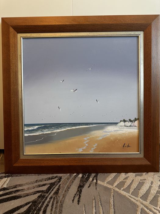 Quadro ORIGINAL oleo sobre tela 80*80