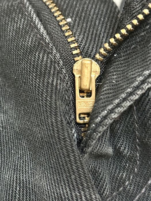 Spodnie dżinsowe jeansowe czarne 34 Levis vintage bawełna