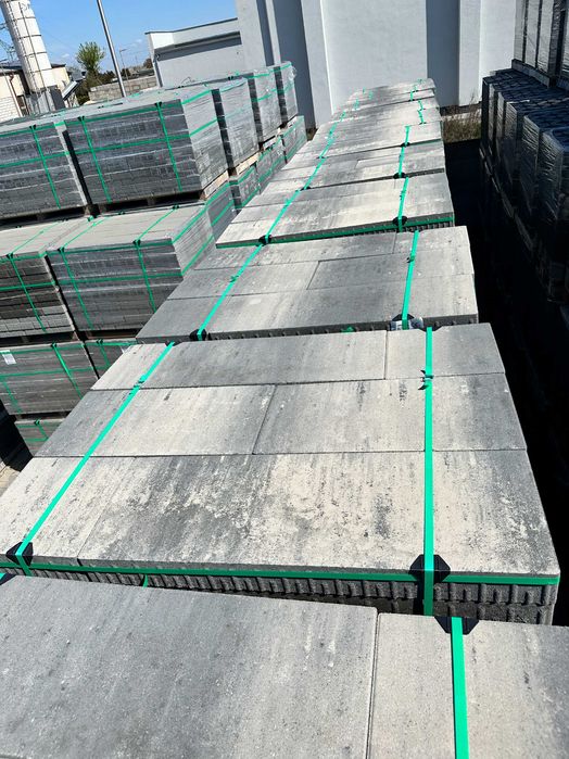 Kostka brukowa-Płyty betonowe Novator gr 8 cm Carbon