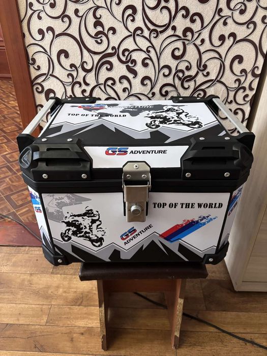 Кофр мото ендуро алюміній якість і розмальовка суперРозмір 460*400*330